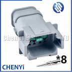 8 Pin Automotive waterproof connector Wiring Harness Plug For Deutsch DT series DT04-8P-E008 DT06-8S-E008 DT04-8P DT06-8S
