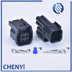 4 Pin car waterproof auto connector male or female LED Fog Light Wire harness plug socket 6189-7409 6181-6783 For Honda Nx500