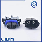 2 Pin Car Headlight Fog Lamp Holder Connector Waterproof harness plug H11 H8 H9 HB3 Light bulb Socket MG652520-2 GE811 GE881