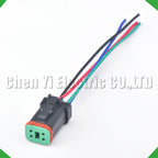 4-Pin Auto Connector Black Automotive Connectors harness Deutsch Engineering Vehicle