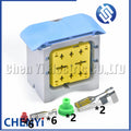 8 Pin Auto waterproof connector Relay fuse box harness plug 240PC089S0015 240PC089S8015 10812007 13949302 For Peugeot Citroen