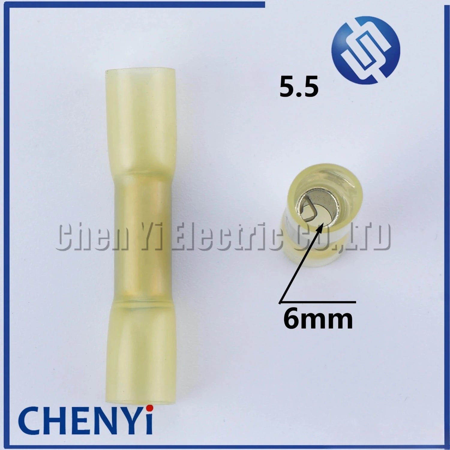 Heat shrinkable waterproof middle terminal wire joint connector  insulated cold pressed terminal For BHT0.5/1.25/2.0/5.5