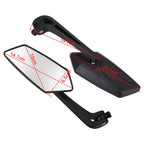 360° Rotating Wide Angle Bicycle Mirror Impact Resistant with Extra Large View Surface Seamless Handlebar Mount Bike amagi