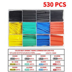 530/560/580/800PCS Heat Shrink Tubing kit 2:1 Shrinkable Wire Shrinking Wrap Tubing Wire Connect Cover Protection