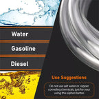 3M Safety Self Priming Copper Siphon Refueling Gas Syphon Jiggler Hose For Pump Gasoline Fuel Oil Water Hose Flexible Connector