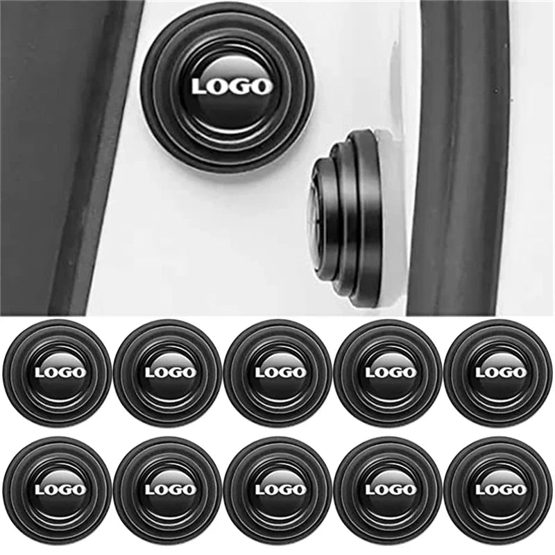 Customized 10 Pieces Car Silicone Shock Pad Shock Absorption Buffer Gasket Sound Insulation Pad Mount Protective Door Mute Anti
