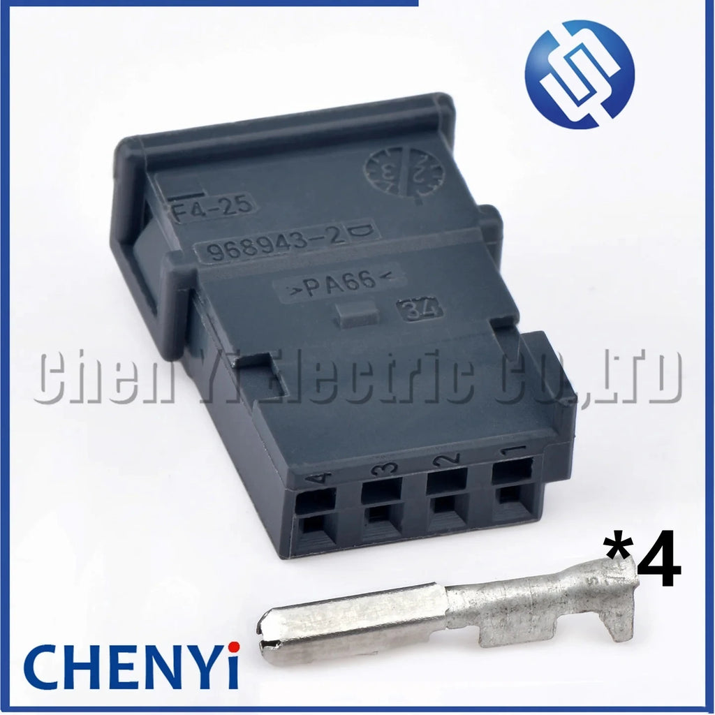 4 Pin Automotive connector Wire harness plug 968943-2 For GM