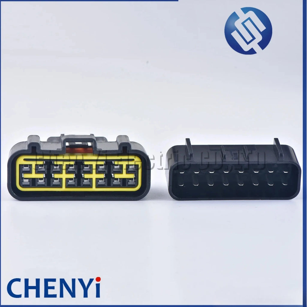 16 Pin male female 2.3mm series automotive waterproof plug FW-C-E16F wire cable harness connector socket FW-C-E16F-B FW-L-D16F-Y