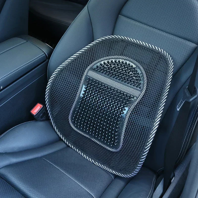 Car Seat Office Chair Massage Back Lumbar Support Mesh Ventilate Cushion Pad Black Mesh Back Lumbar Cushion for Car Driver Amagi