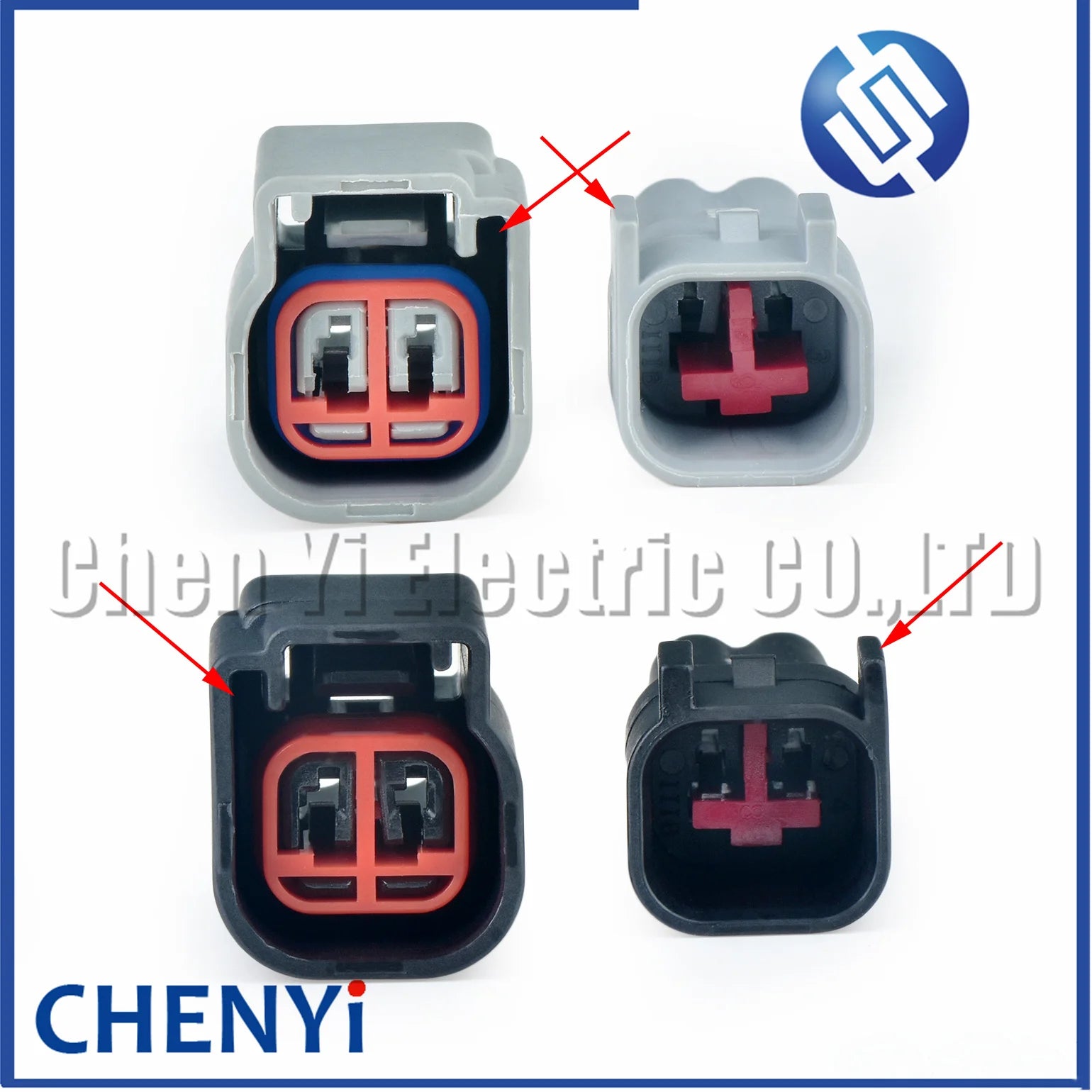 2 Pin Automotive Turn Signa lamp connector Fog Lights Wire harness Plug 2272457 J1B112B591AA 6R3Z-13411-BA E-4014A E-4011A