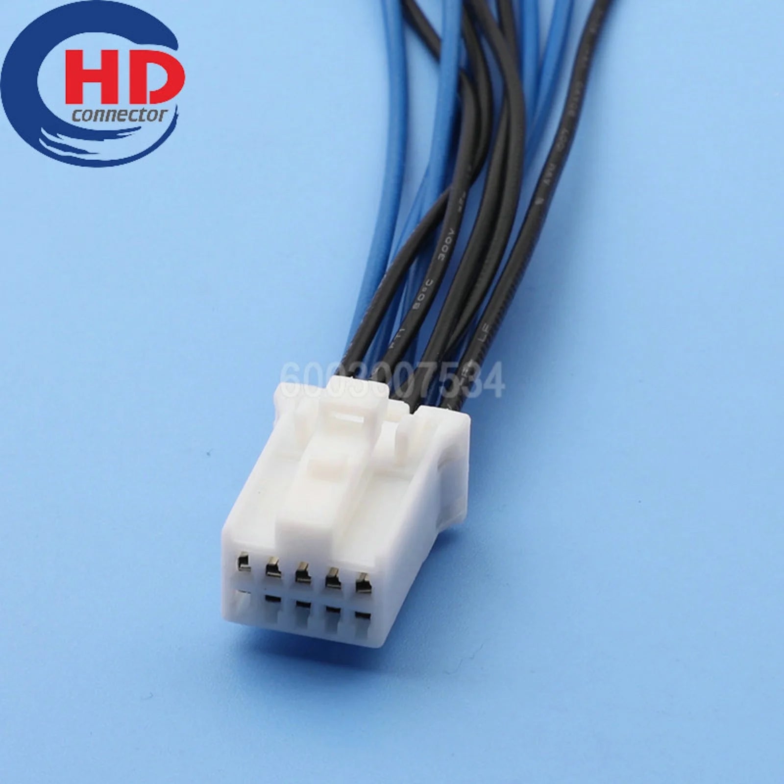 10 Pin Connector Unsealed 1.2mm Female Connector Motorcycle Electrical Harnesses Wiring Harness 7123-1307