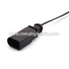 2-PIN Car Waterproof Wiring Harness Connector 1.5mm Male Female Connectors  Electrical Horn Plug 1J0973802 1J0973702