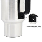 450ml 12V Vehicle Heating Cup Steel Electric Heating Car Kettle For Camping Travel Kettle Coffee Mug Cup Amagi