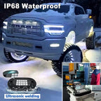 Rock Lights For Trucks 4/6/8/10 Pods RGB LED Rock Lights With APP/Remote Control Music Mode For Pickup Off Road RZR SUV ATV New