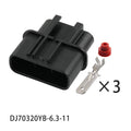 QLW-A-B3F-B High current Automotive Electronic fan 3-hole wiring harness plug DJ70320YB-6.3-11/21