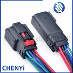 8 Pin 33472-0801 Auto Electrical Headlight Light Socket Car Engine Cable Plug For Ford BUICK Chevrolet With wiring harness