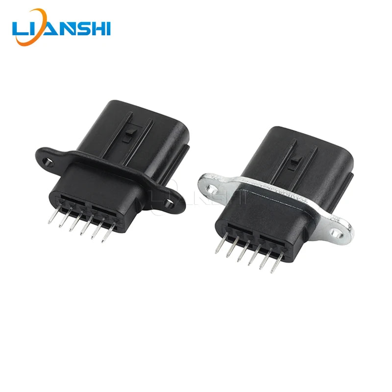 DJ7062YA-0.6-10/21 Car electric air conditioning pump 6-hole plug connector reverse probe connector