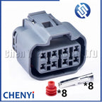 8 Pin Automotive waterproof connector excavator fuel injector plug 7283-1364-40 7157-8717-80 For 4HK1/6HK1