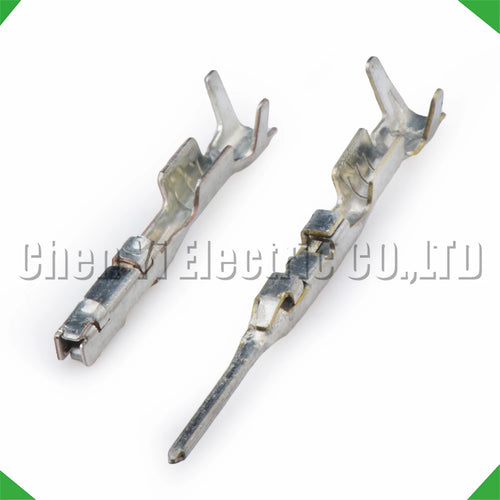 50 pcs 0.6 mm male or female wire crimp pins for  8100-3617 8100-3455 sheath automotive...