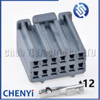12 Pin Automotive Amplifier Plug Multimedia Audio Connector 917978-6 178881-6 30055-12Y For Hyundai ix35 amplifier plug Kia K5