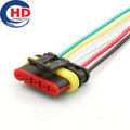 5 PIN Waterproof Electrical Auto 1.8mm Male Female Connector Plug with Wire Cable Harness for Car Motorcycle 282107-1 282089-1