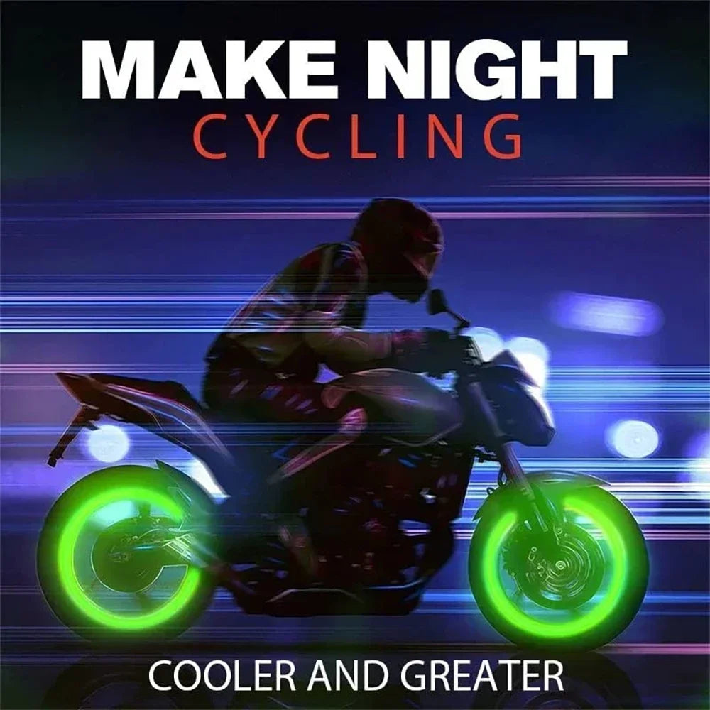 Luminous Car Tire Valve Cap 20/1PCS Fluorescent Night Glowing Decor Motorcycle Bike Wheel Nozzle Dustproof Tyre Valve Stem Caps
