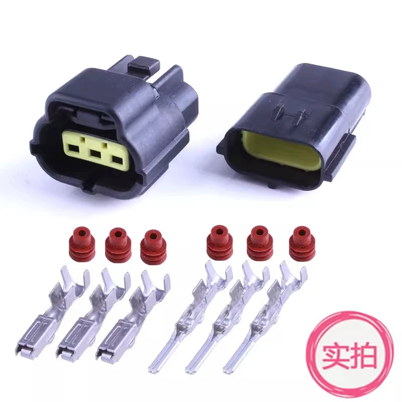 AMP connector, automotive waterproof plug terminal connector, 4/6/8/12-core male and female mating 1.8 series plug