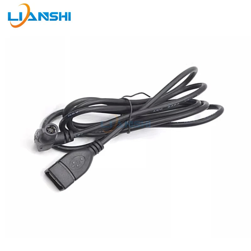Compatible with USB cables for popular CD players, Magotan, Passat, new Bora, Golf 6, new Sagitar, Tiguan, and tailline plugs