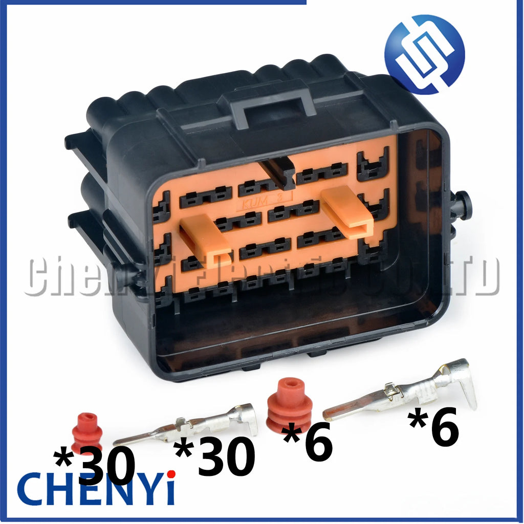 36 Pin female Automotive waterproof connector headlight assembly harness plug HP645-36021 C62A36 C62A36 For Hyundai Kia