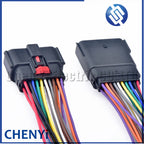 20 Pin Headlight Socket Lamp Light Connector Wire Harness plug 33482-2132 33472-2001 For Chevrolet Ford EDGE Fiesta Cadillac