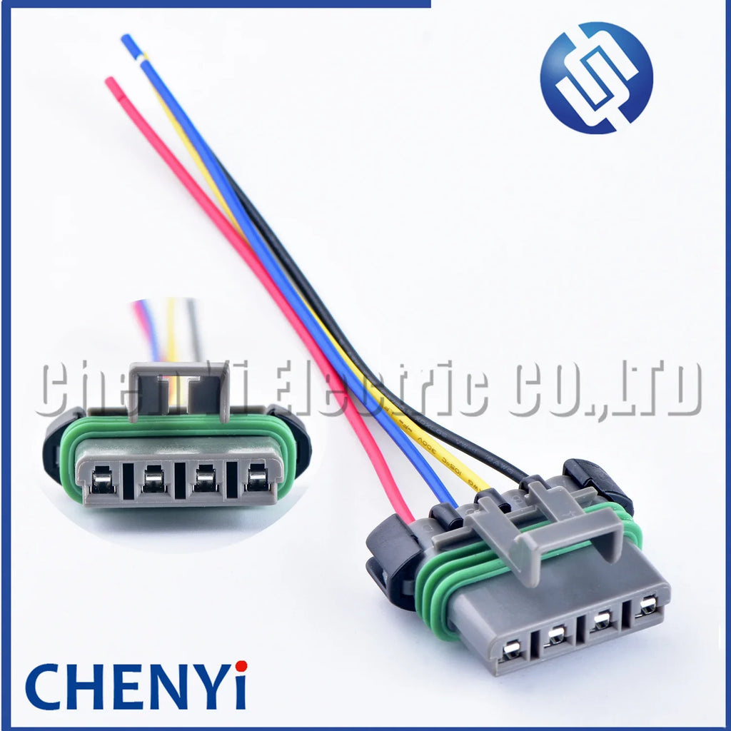 4 Pin Automobile connector Metri-Pack 280 Series Blower Motor Resistor Plug 12129600 12129565 15306069 For GM Buick Regal