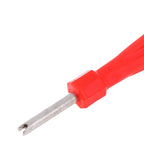 1 Set Tire Valve Service Kit 4 Valve Cores 4 Valve Caps 1 Valve Stem Screwdriver Tire Repair Tool for Car Motorcycle Bus Truck