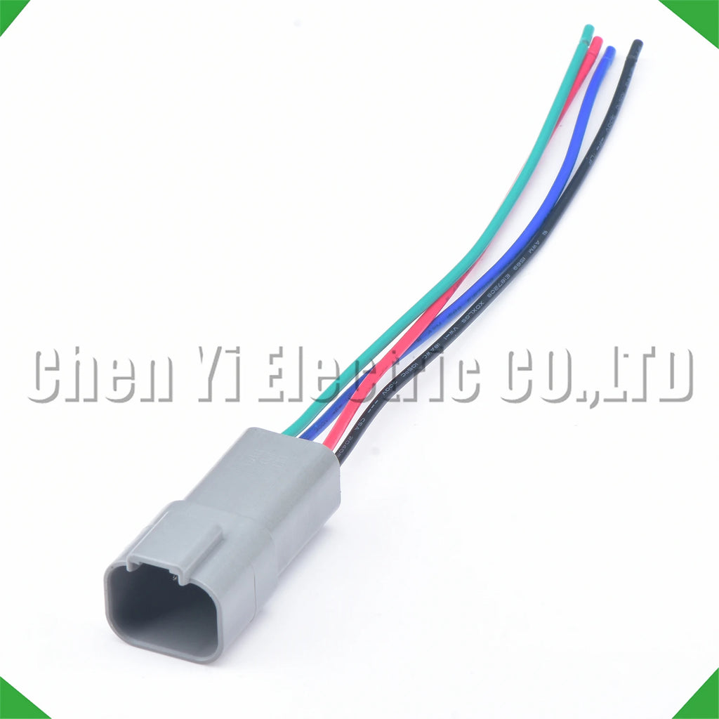 4-Pin Wire Harness female Waterproof Connector Automotive Electrical Harness pigtail