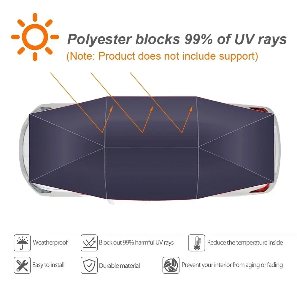 Car Covers SUV Full Cover Sun Shade Reflective Strips Rain Snow Dust Waterproof Protection Anti UV Outdoor Car Accessories Amagi
