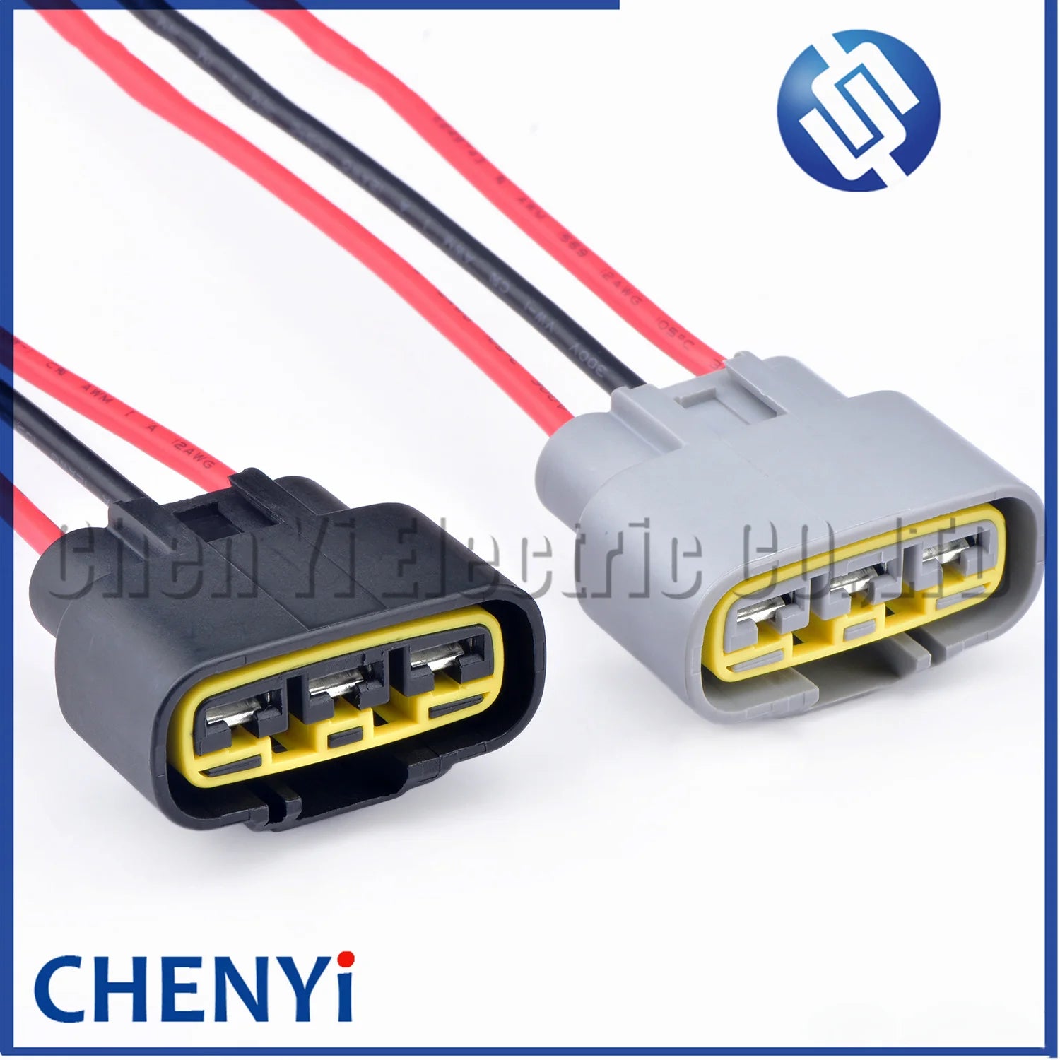 3 Pin waterproof connector Motorcycle generator motor coil rectifier Wire harness Plug QLW-A-B3F-B QLW-A-3F-GR