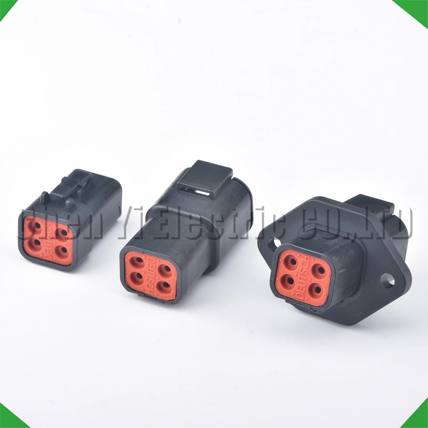 4-Pin Wire Harness Harness Automotive Waterproof Connector harness Black DTP06-4S DTP04-4P