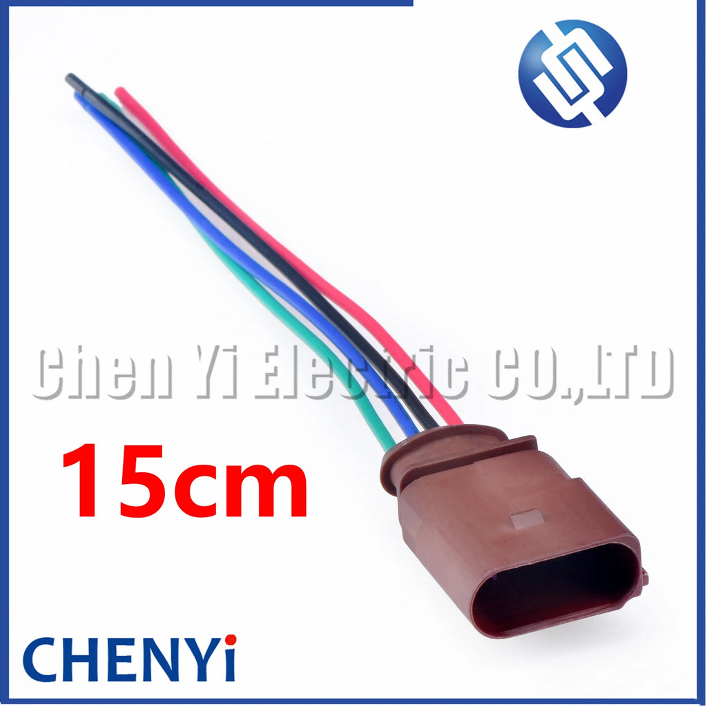 4 Pin Auto waterproof connector Car Pressure Oxygen O2 Sensor Wire harness plug 8K0 973 704A 8K0973704A 1K0973804A
