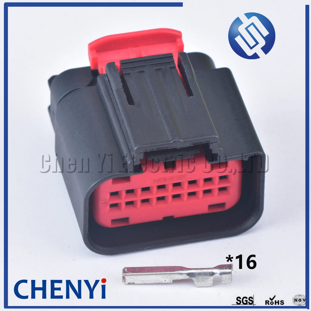 1 set 16 Pin female 1.0mm auto Air flow meter plug connector wiring harness cable Automotive waterproof connector plug 1438031-1