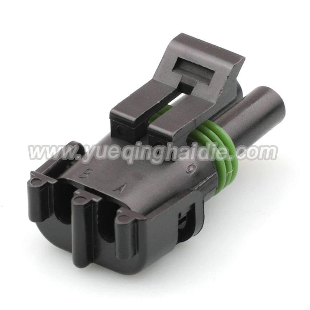Delphi 2-Pin Connector Waterproof 2.5mm Male Female Connector Automotive Wiring Harness Cable Plug for GM 12010973 12015792