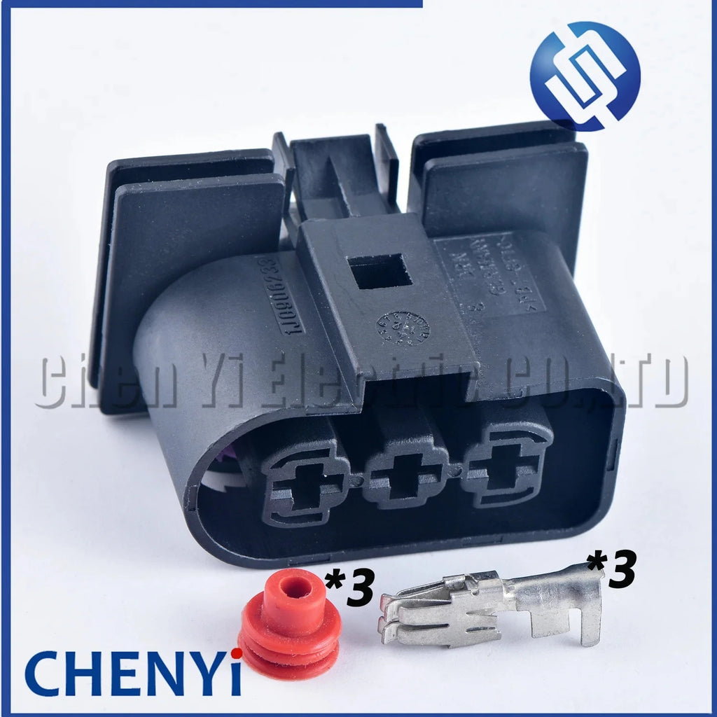 3 Pin Auto waterproof connector Cooling electronic fan Wire harness Plug 1J0906233 1J0 906 233 1J0906443 1J0 906 443