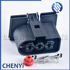 3 Pin Auto waterproof connector Cooling electronic fan Wire harness Plug 1J0906233 1J0 906 233 1J0906443 1J0 906 443