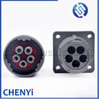 DEUTSCH Gray 5 Pin Waterproof connector HD16-5-16S HD10-5-16P HD10 1.5 Series Flame Retardant diagnosis Plug With pins