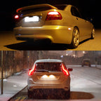 1Pcs LED car license plate light 12V white light for Volvo S40 S60 S80 XC70 XC60 Rear Lights Number Plate Lamp Replacement