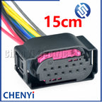 12 Pin Automotive Connectors Lane Assist LCA steering sensor reversing radar Wire harness Plug 1534151-1 1534152-1