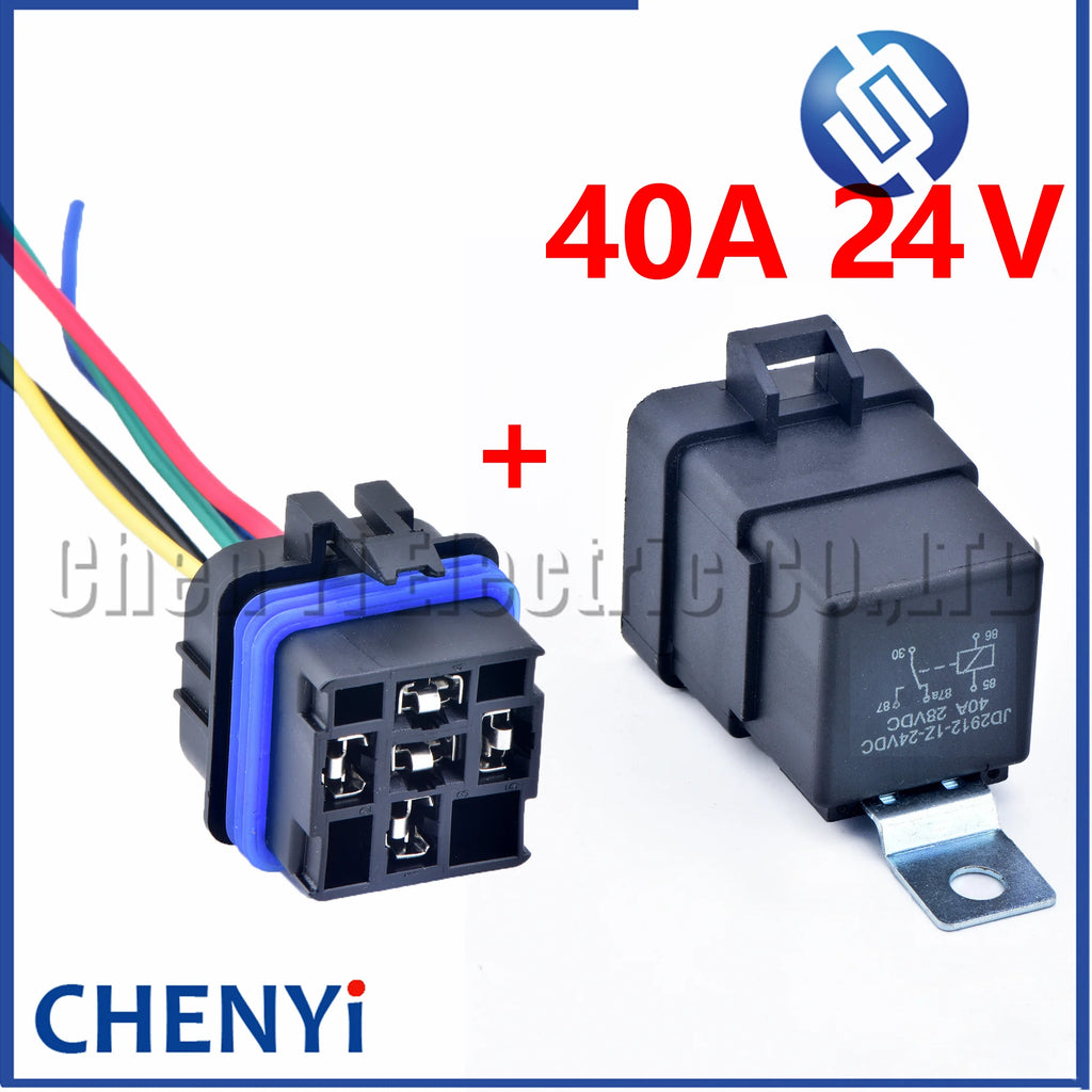 5 Pin Automotive Waterproof Wiring Connector Plug Socket 12V 24V 40A 80A relay 12077951 12065686 For Boat Auto Fan Car Relay