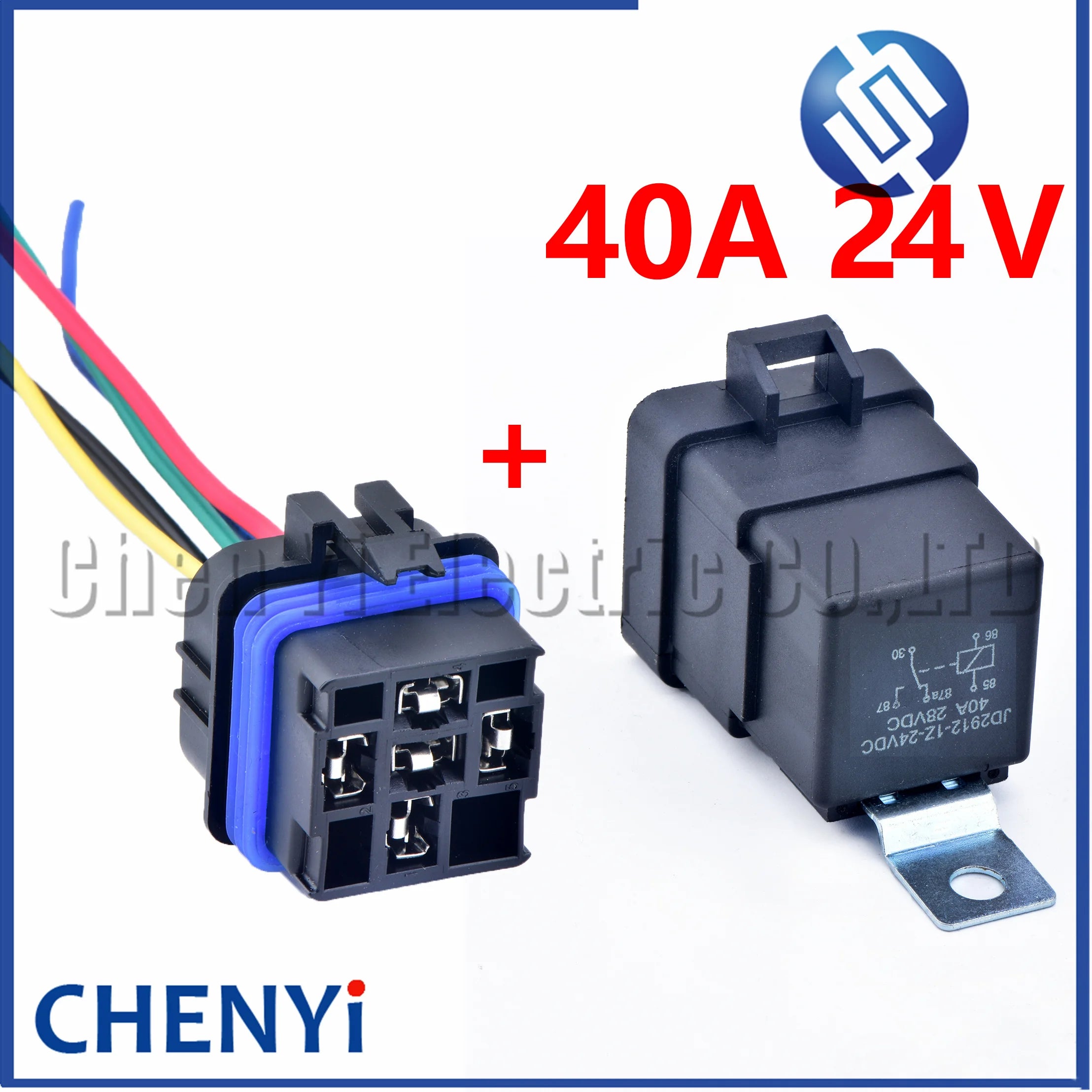 5 Pin Automotive Waterproof Wiring Connector Plug Socket 12V 24V 40A 80A relay 12077951 12065686 For Boat Auto Fan Car Relay