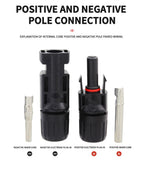 400/200/100/40/20/10 Pcs Photovoltaic Solar Connector 1000V30A Wholesale Panel Connectors Kit for PV/MC Cable 2.5/4/6mm²