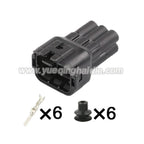 AMP 6Pin Connector Waterproof 2.2mm Male Female Connector Automotive Wiring Harness Cable Socket for Toyota 6189-6171 6180-6181