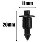 Motorcycle Plastic Rivets Fairing Clips Push Pin Expansion Fastener Retainer for Cowl Trim Panel Yamaha Kawasaki Suzuki Honda