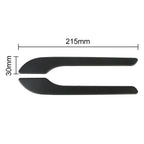 4pcs Set of Black Carbon Fiber Door Handle Covers for Tesla Model 3 & Y - Scratch-Resistant  Tape Polished Finish Amagi